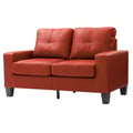 Glory Furniture Newbury G465A-L Newbury Modular Loveseat , RED