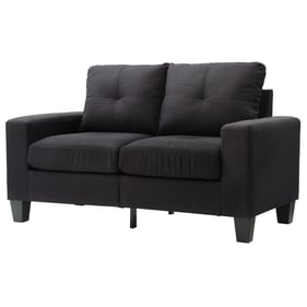 Glory Furniture Newbury Black Fabric Modular Loveseat