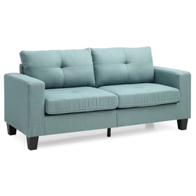 Glory Furniture Newbury Teal Fabric Modular Sofa