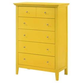 Glory Furniture Hammond Yellow Chest