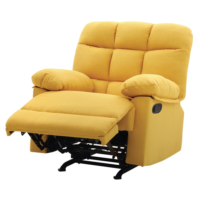 Yellow rocker recliner new arrivals