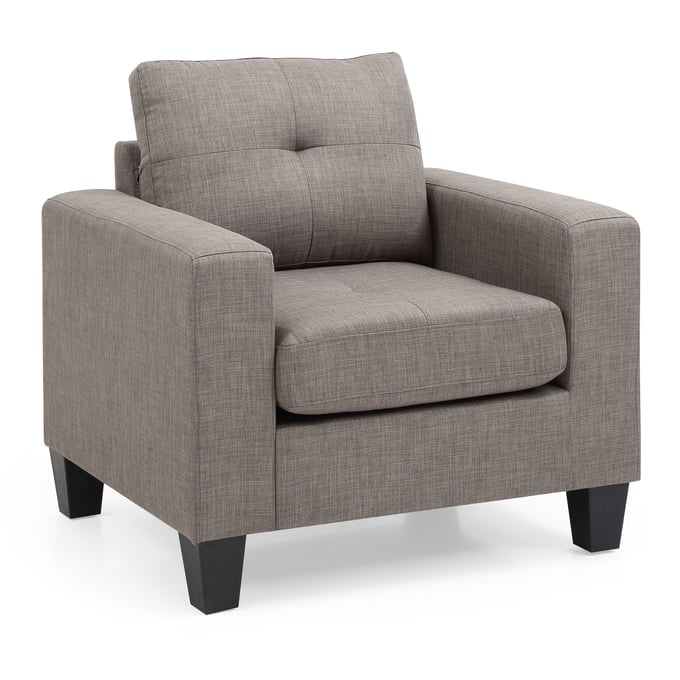 Glory Furniture Newbury Gray Fabric Club Chair GLRY-G579A-C