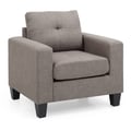 Glory Furniture Newbury G579A-C Newbury Club Chair , GRAY