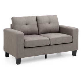 Glory Furniture Newbury Gray Fabric Modular Loveseat