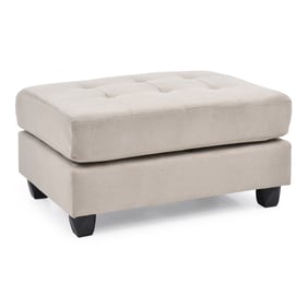 Glory Furniture Malone Vanilla Ottoman