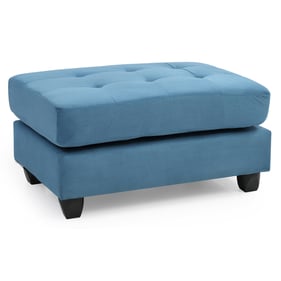 Glory Furniture Malone Aqua Ottoman