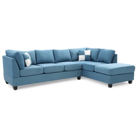 Glory Furniture Malone Aqua Sectional