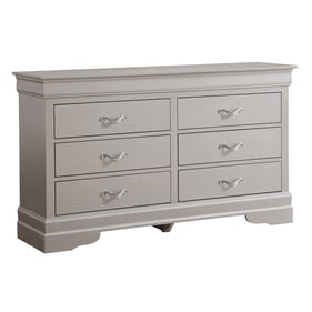 Glory Furniture Lorana Silver Champagne Dresser