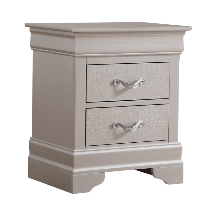 Glory Furniture Lorana Silver Champagne Nightstand GLRY-G6500-N