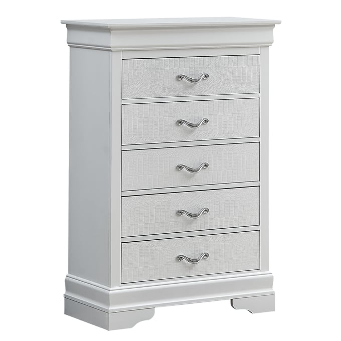 Glory Furniture Lorana White Pearl Chest GLRY-G6590-CH