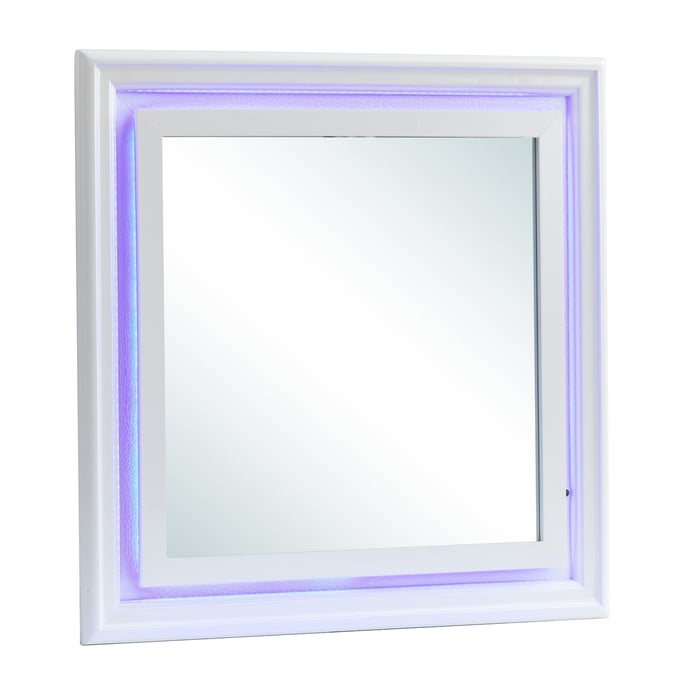 Glory Furniture Lorana White Pearl LED Mirror GLRY-G6590-M2