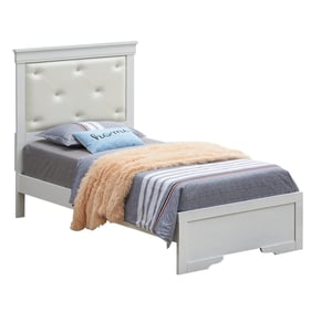 Glory Furniture Lorana Silver Champagne Twin Bed