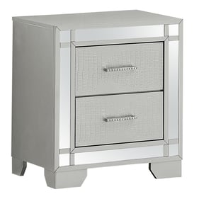 Glory Furniture Madison Silver Champagne Nightstand