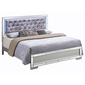 Glory Furniture Madison Silver Champagne Full Bed