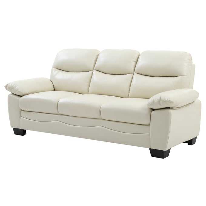 Glory Furniture Marta Pearl Faux Leather Sofa GLRY-G675-S