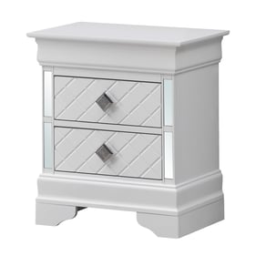 Glory Furniture Verona White Pearl Nightstand