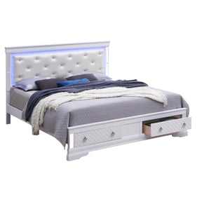 Glory Furniture Verona Silver King Storage Bed