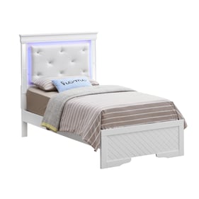 Glory Furniture Verona White Pearl Twin Bed