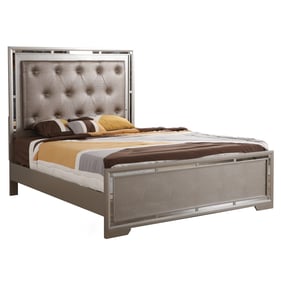 Glory Furniture Alana Silver Champagne Full Bed