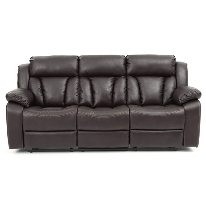 Glory Furniture Daria Dark Brown Reclining Sofa GLRY-G686-RS