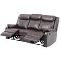 Glory Furniture Ward G760A-RS Dark Brown Reclining Sofa