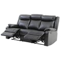 Glory Furniture Ward G761A-RS Black Reclining Sofa