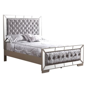 Glory Furniture Hollywood Hills Silver Champagne Full Bed