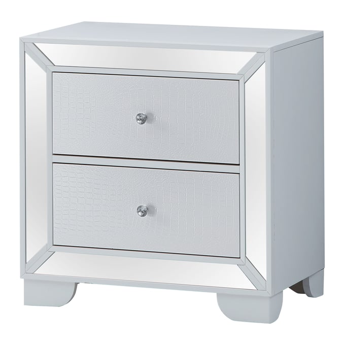 Glory Furniture Hollywood Hills White Nightstand GLRY-G8180-N