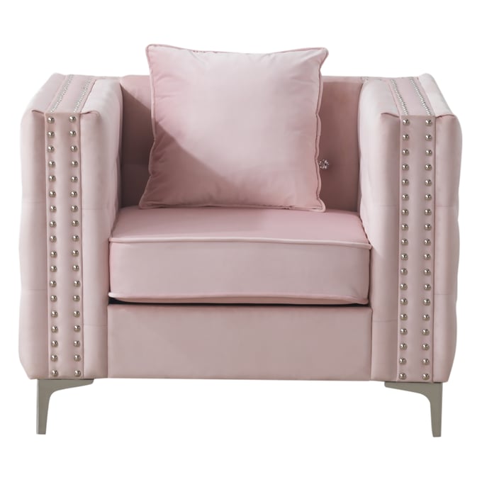 Glory Furniture Paige Pink Velvet Chair GLRY-G824A-C