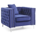 Glory Furniture Paige G829A-C Chair , BLUE