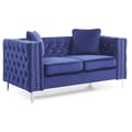 Glory Furniture Paige G829A-L Loveseat , BLUE