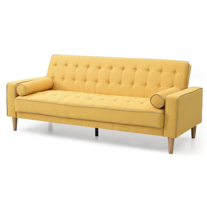 Glory Furniture Andrews Yellow Sofa Bed GLRY-G834A-S