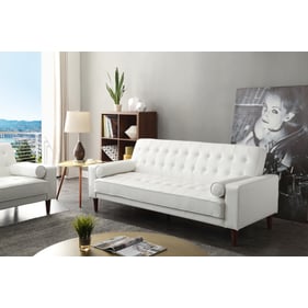 Glory Furniture Andrews White Sofa Bed