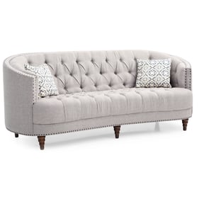 Glory Furniture Charleston Light Gray Fabric Sofa