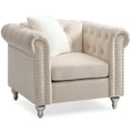 Glory Furniture Raisa G867A-C Chair , BEIGE