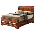 Glory Furniture LaVita G8850A-KB King Storage Bed , Oak