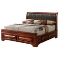 Glory Furniture LaVita G8850C-QB3 Queen Storage Bed , Oak