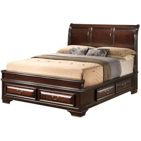 Glory Furniture LaVita Cappuccino King Storage Bed