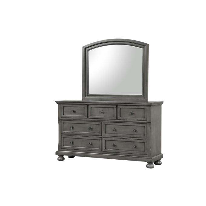 Glory Furniture Meade Gray Dresser And Mirror GLRY-G8905A-DRMR