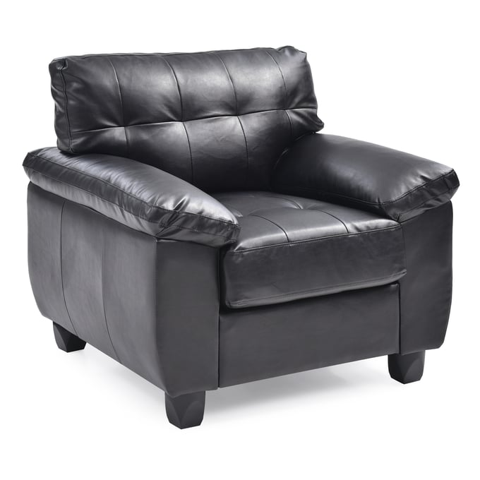 Glory Furniture Gallant Black Faux Leather Chair GLRY-G903A-C