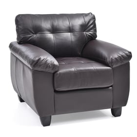 Glory Furniture Gallant Cappuccino Faux Leather Chair