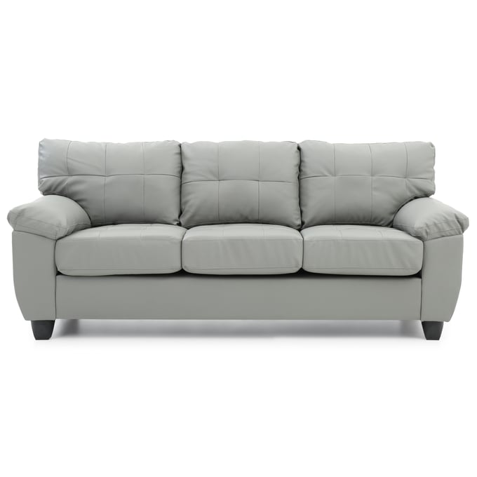 Glory Furniture Gallant Gray Faux Leather Sofa GLRY-G912A-S