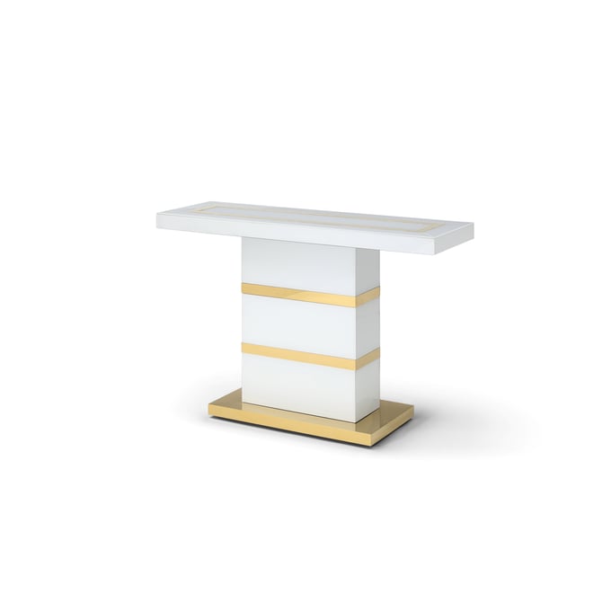 Glory Furniture White Gold Console Table GLRY-GM0163