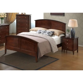 Glory Furniture Hammond Cappuccino 2pc Bedroom Set with Queen Bed