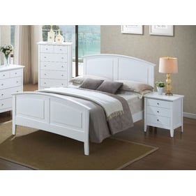 Glory Furniture Hammond White 2pc Bedroom Set with Queen Bed