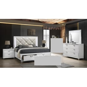 Galaxy Home Prism Light Pearl 4pc King Bedroom Set