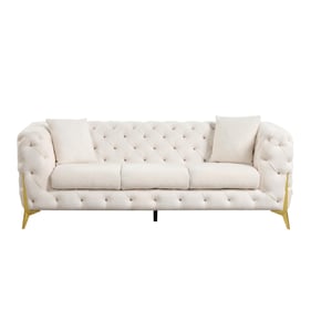 Galaxy Home Comtempo Boucle Beige Sofa