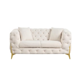 Galaxy Home Comtempo Boucle Beige Loveseat