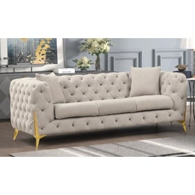 Galaxy Home Comtempo Boucle Light Gray Sofa