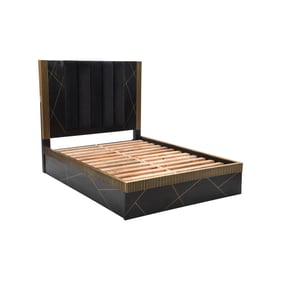 Galaxy Home Allure Black Queen Bed